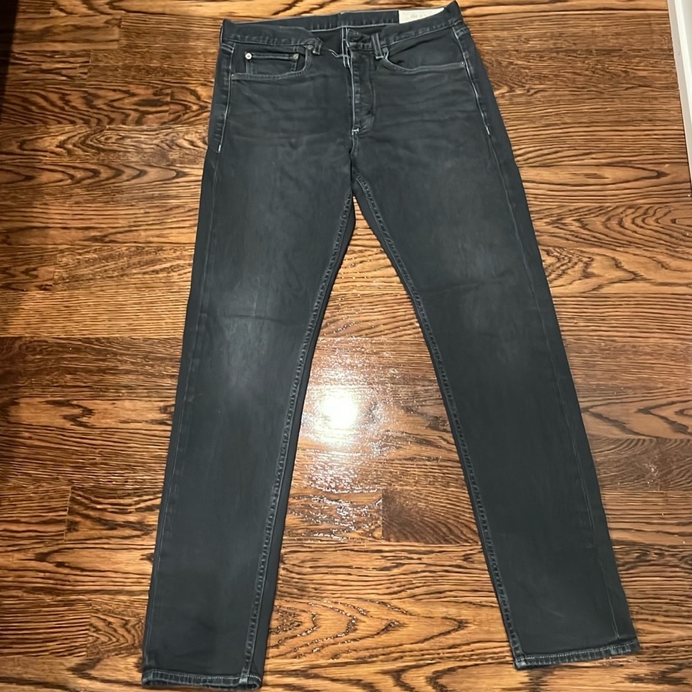 Rag & Bone Fit 2 Slim Denim Jeans Size 31 Minna Blue Grey
